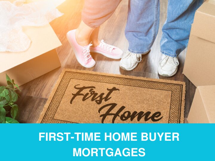 Welcome mat with 'First Home' text indicating first-time home buyer mortgages. First Time Home Buyer Incentives