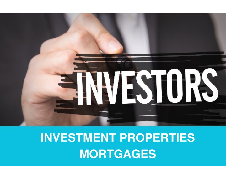 Professional writing 'INVESTORS' on a clear screen, symbolizing investment property mortgages.